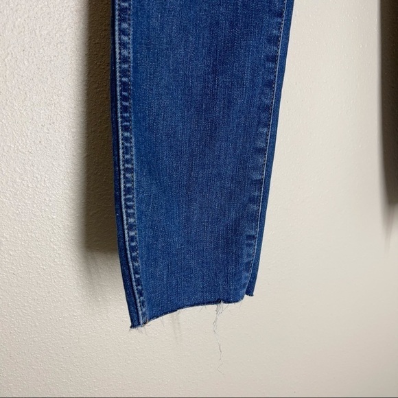 Madewell 10” High Rise Skinny Jeans Button Front Medium Hanna Wash Size 23 Women - Picture 5 of 12